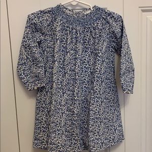 Ralph Lauren 12 month Blue Easter Paisley Dress